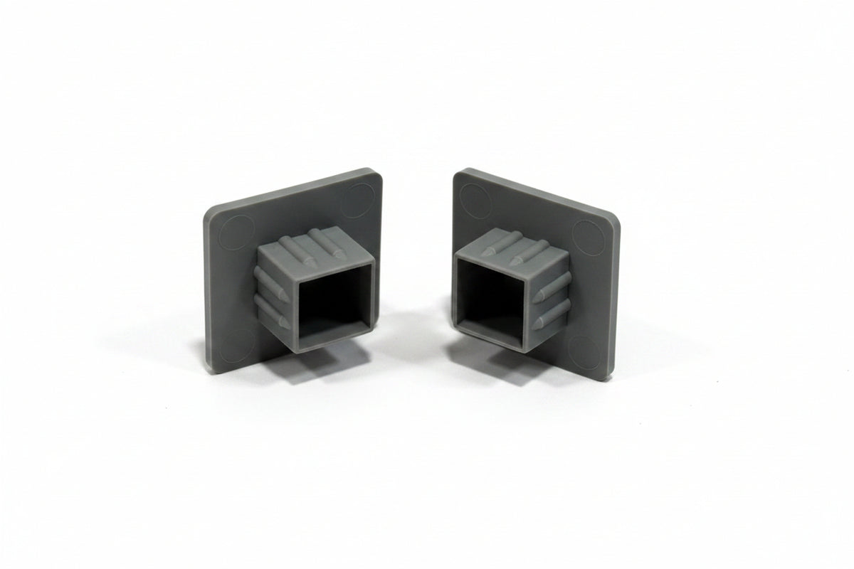 Plastkappe ben stativ 40x40 mm Plastfod / firkant plast prop