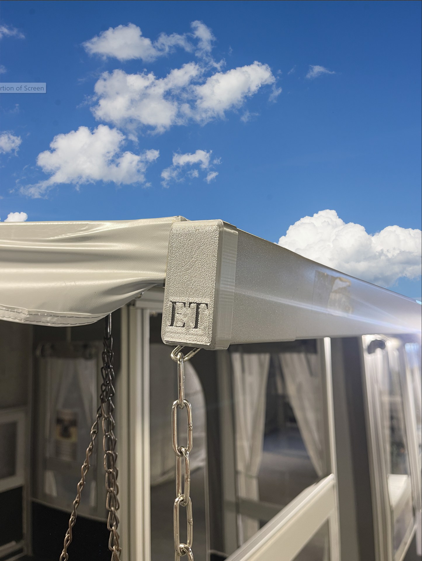 Endebeslag takrenne H/V sett