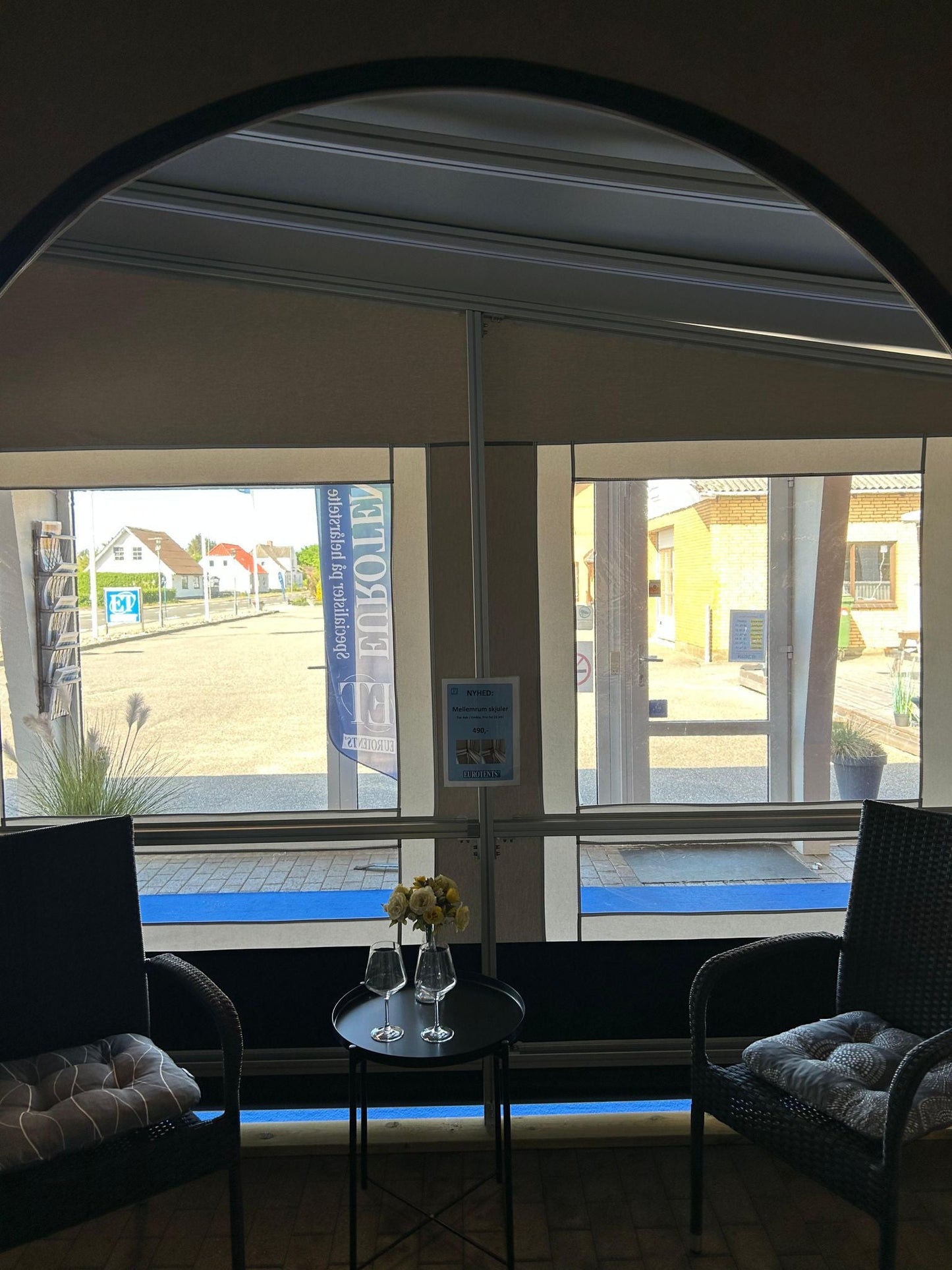 Hele Sidevægger til  ekstra tag Ask 7+  190 x 350
VENSTRE  H2