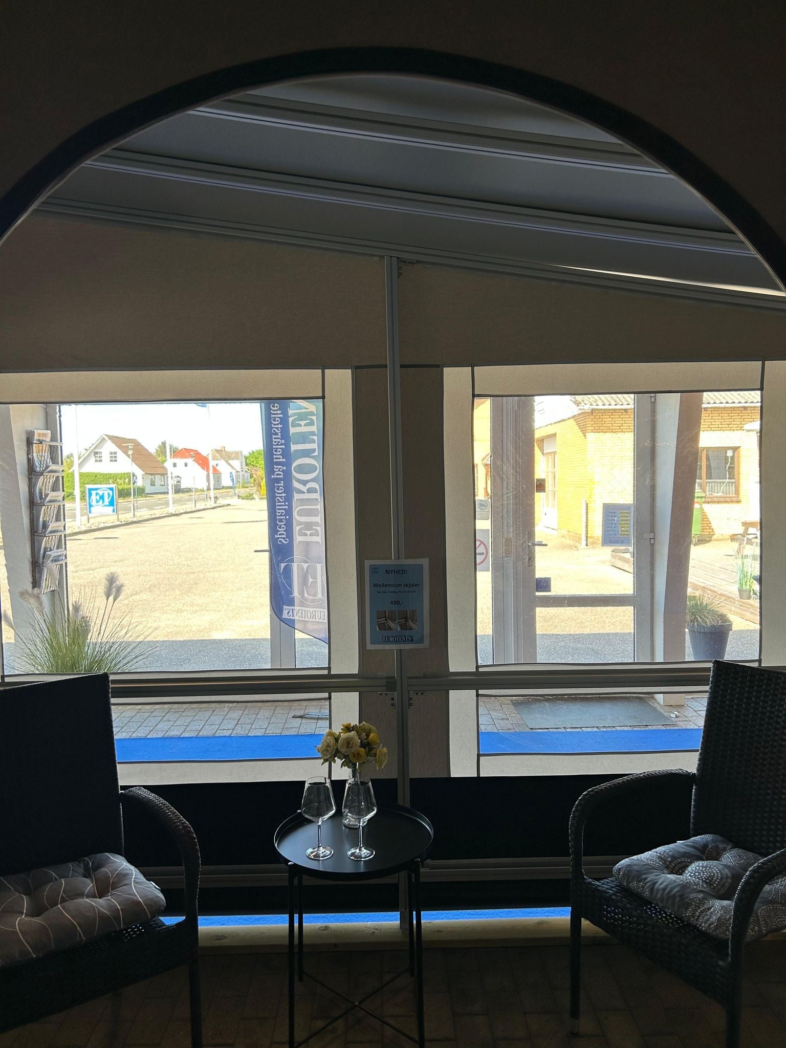 Hele Sidevægger til  ekstra tag Ask 7+  190 x 350
VENSTRE  H2