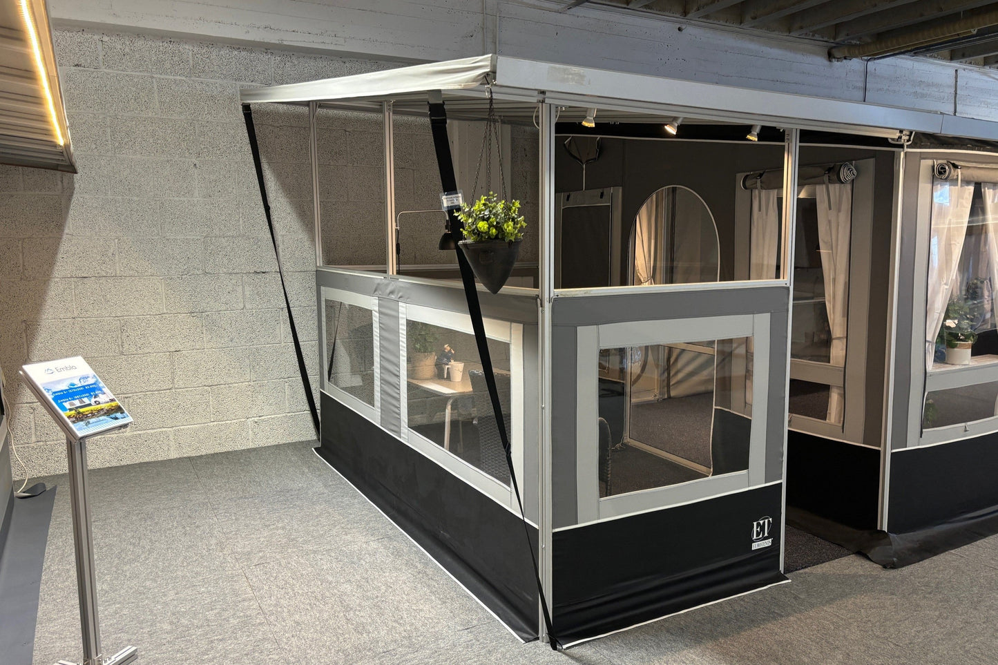 Halve Sidevægger til ekstra tag Ask 7+   190 x 350
