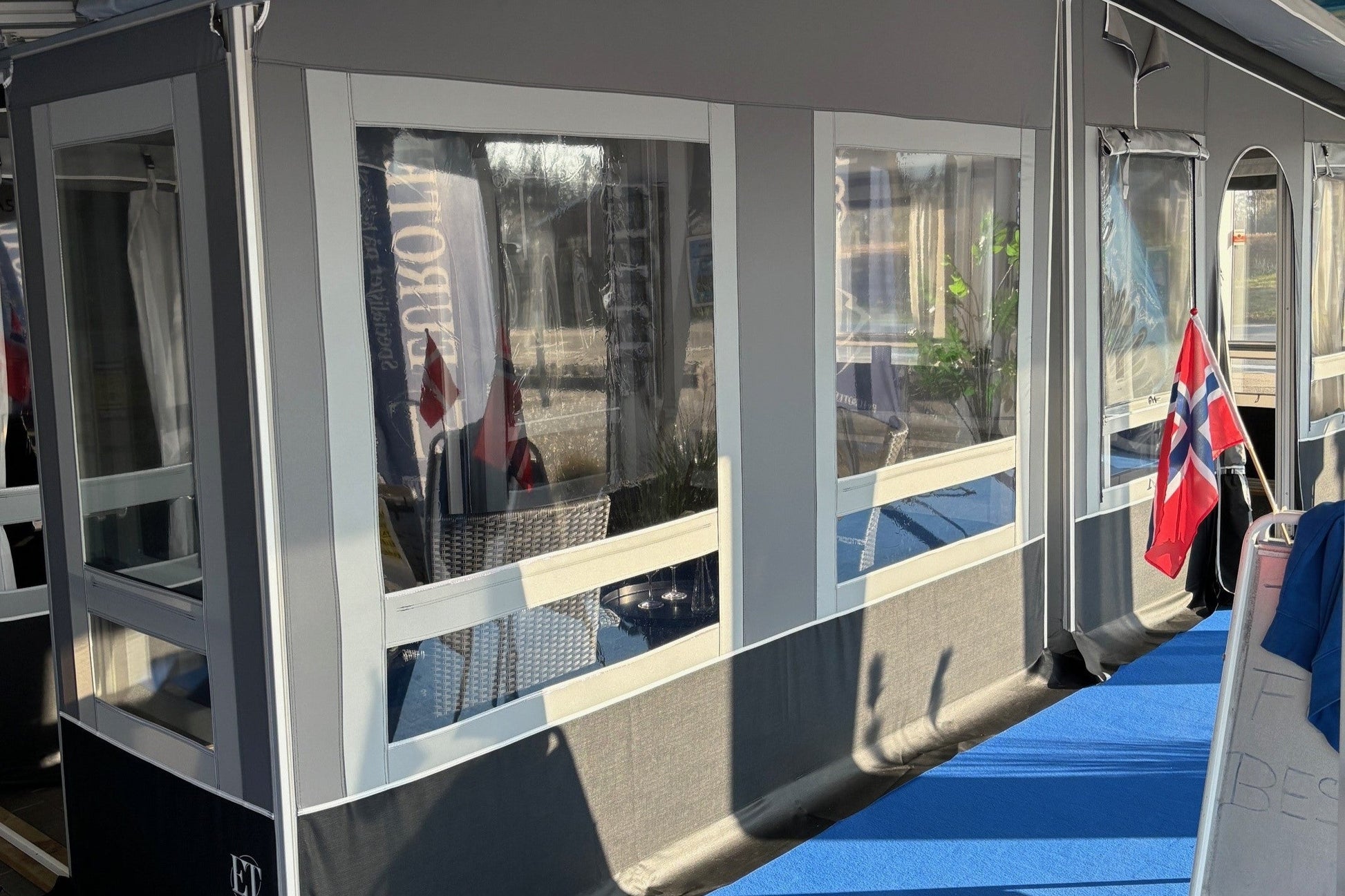 Hele Sidevægger til  ekstra tag Ask 4-5-6  190 x 300 VENSTRE  H2
