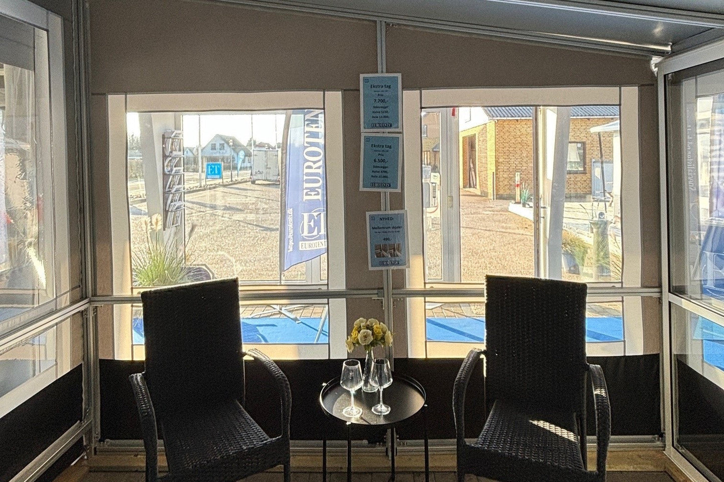 Hele Sidevægger til  ekstra tag Ask 4-5-6  190 x 300 VENSTRE  H2
