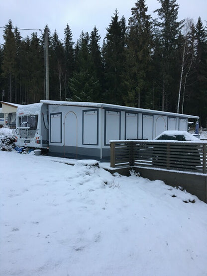 Embla 6+ Frittstående Helårstelt PVC – Stabilt Stort Campingtelt for Alle Sesonger