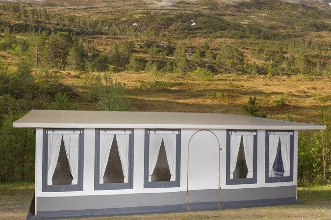 Embla 6+ Frittstående Helårstelt PVC – Stabilt Stort Campingtelt for Alle Sesonger