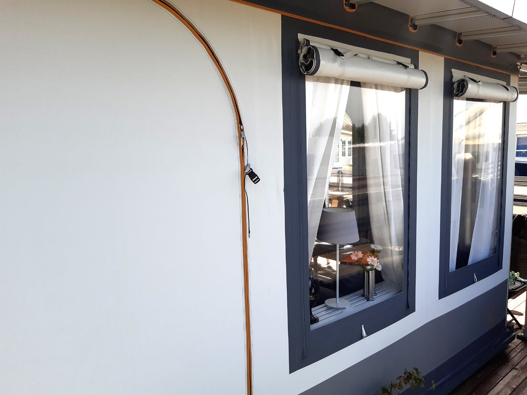 Embla 5+ Frittstående Helårstelt 5.7m x 3.5m – Robust PVC Kvalitet