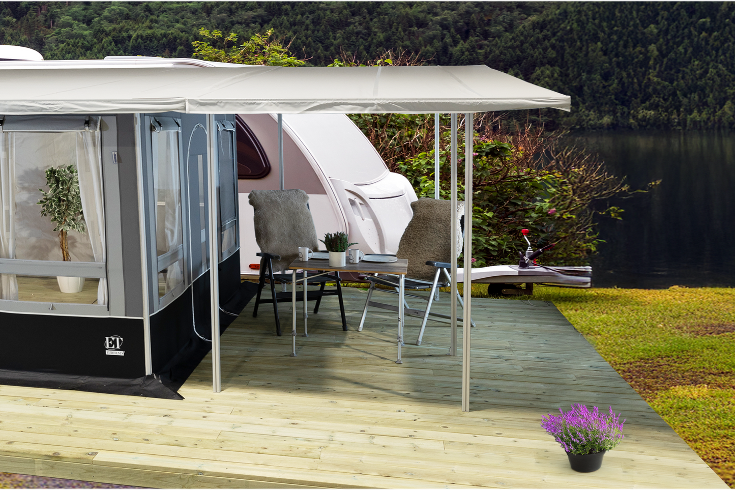 Ekstra tak 190x350 cm.