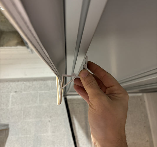 Klemme til takflipp 2 pk